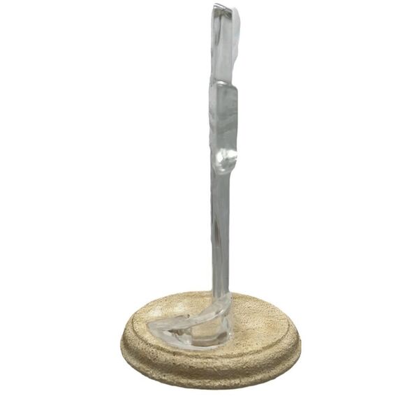 The Bradford Exchange Glass Cross Footprints in the Sand Limited Edition #A7082 - Picture 6 of 10